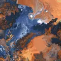 Самоклеящаяся антивандальная пленка для декора мебели и кухонных фартуков. Акварель. 60х155 см.