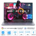 Игровой Ноутбук 15.6, AMD Ryzen R7 16ГБ DDR5, 512ГБ SSD, Radeon 680M(Отпечаток пальца, подсветка клавиатуры)