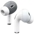 Накладки Elago Ear Tips Cover для AirPods Pro 2 (2022), серый/белый (2 пары)