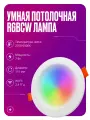 Умный встраиваемый точечный светильник с Wi-Fi, светодиодный RGBCW, 115 мм, 7W, 2700-6000 К