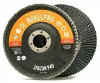 RoxelPro Лепестковый круг ROXTOP ZIRCON 125 х 22мм, цирконат, конический, Р80