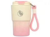 Термокружка Theropod Tp-9149 0.34L, Герметичная Крышка, Цвет Бело-Розовый