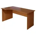 Стол письменный эргономичный Монолит, 1400х900х750 мм, левый, цвет орех гварнери, СМ5.3