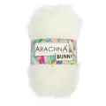 Пряжа плюшевая ARACHNA BUNNY 5 шт. по 100 г 110 м 100% микрополиэстер №73 молочный