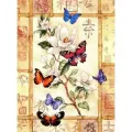 35063 Набор для вышивания крестом Блестящая бабочка,30*41см, DIMENSIONS