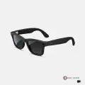 Ray-Ban Met* (второе поколение) - Wayfarer - размер L 53-22-155, Gradient Graphite Matte Black - поляризованные линзы графитового цвета, матовая черная оправа (Gen 2)