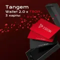 Эксклюзивный аппаратный NFC криптокошелек Tangem 2.0 x TRON - холодный мультивалютный кошелек для криптовалют