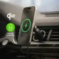 Беспроводное (Qi2) автомобильное зарядное устройство-держатель Mophie Snap+ Wireless Charging Vent Mount черный, 401313369
