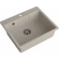 Мойка кухонная Granfest URBAN каменная 658 песочный 580х490
