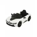 Детский электромобиль на аккумуляторе и с пультом управления, BMW i8 Coupe, цвет белый
