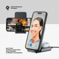 Беспроводное зарядное устройство Charging Stand 2 в 1, 20Вт, черный, Deppa, Deppa 24027