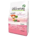 Корм для собак Unica Natura лосось, с рисом, с горошком 2500 г (для мелких и карликовых пород)