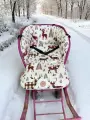 Матрас - сиденье для санок -Baby. Eco. Decor- двусторонний / Вкладыш в санки