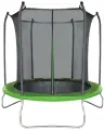 Батут, 244 см, нагрузка до 100 кг, зеленый для детей и взрослых