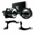 Bi Led линзы для Toyota Mark X 2004-2009. Билед для Марк Х (Комплект YH3 4500к)