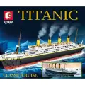 Конструктор Sembo Block Круизный Лайнер Титаник, 1333 детали, в подарок 6+