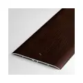 Порог напольный стыкоперекрывающий одноуровневый 100х5 мм, длина 1,35 м, профиль-порожек алюминиевый Лука ПС 05, декор дуб венге 095