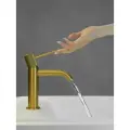 Смеситель для раковины в ванную AltroBagno, латунь, матовое золото