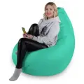 Кресло мешок MyPuff, бескаркасное кресло, пуфик мешок, размер 4XL, оксфорд, мята