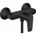 Смеситель для душа Hansgrohe Talis E 71760670 черный, матовый, настенный, латунный, однорычажный, без лейки, смеситель для ванны с душем