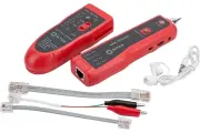 5Bites Тестер-трассоискатель для тестирования кабеля UTP/FTP/STP RJ45, TEL RJ11/12 LY-CT025