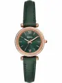 Наручные часы FOSSIL Carlie, зеленый, золотой