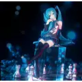Фигурка аниме Хацунэ Мику Черная Звезда (16 см). (Hatsune Miku)