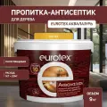 Евротекс / Аквалазурь лак защитно-декоративный для дерева на водной основе Eurotex сосна (9 л.)