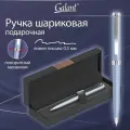 Ручка подарочная шариковая GALANT Ando, корпус синий металл, детали оружейный металл, узел 0,7 мм, линия письма 0,5 мм, синяя, 144174