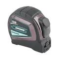 Рулетка Doppelhaken,10 м x 25 мм, двухсторонний зацеп, Нейлон, двусторонняя шкала, автоматическая фиксация Gross