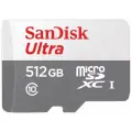 Карта памяти Micro SecureDigital 512Gb SanDisk Ultra microSDXC class 10 UHS-1 (SDSQUNR-512G-GN3MN)