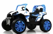 Детский электромобиль F888FF синий с дистанционным управлением, двухместный