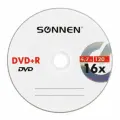Диск DVD-R SONNEN, 1шт. 4,7Gb, 16x Bulk, 512574