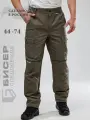 Спецодежда мужская, брюки рабочие мужские, хаки, размер 64-66, рост 182-188