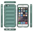 Противоударный чехол Flexible Case для iPhone 6 / 6s зеленый