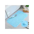 Коврик в ванну массажный ПВХ SM-PV4577 (450х780) голубой
