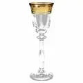 Рюмки 60 мл 6 шт Crystalite Bohemia Анжела /Цветочный узор на золоте / 038693
