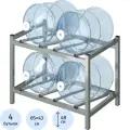 Стеллаж для бутилированной воды Cobalt KD_Бомис-4Л на 4 тар