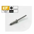 Заклепка вытяжная Нержавеющая с потайным бортиком 3,2X12 ISO 15984 А2 100 шт.