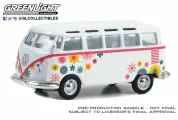 VW T1 Samba Bus Flower Power 1973, масштабная модель коллекционная
