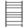 Полотенцесушитель Point Сатурн 8 перекладин 500 х 800 электрический черный диммер справа