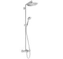 Душевая система hansgrohe Croma Select S Showerpipe 280 1jet с термостатом для ванны 26792000, хром