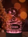 Ночник Змей с именем стеша / именной подарок мальчику сыну