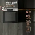 Духовой шкаф Weissgauff EOV 770 PDX , с Конвекцией, Сенсорное управление, Утапливаемые рукоятки, каталитическая очистка