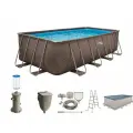 Каркасный бассейн 549x274x132см полный комплект с картриджным фильтр-насосом Р20-2052-В