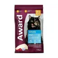 Award Sterilized - Сухой корм для взрослых стерилизованных кошек с белой рыбой с добавлением семян льна, клюквы и цикория (1,5кг)