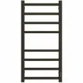 Полотенцесушитель электрический Двин (Dveen) L plaza neo 80х40 см, без полки, К диммер черный матовый