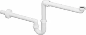 Сифон Viega 606220, для раковины, пластик, белый, регулировка по высоте