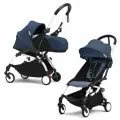 Коляска 2в1 Stokke YOYO 3 c мягкой люлькой New Born Pack White Air France