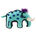 Игрушка   для собак  GiGwi Duraspikes Слон с резиновыми вставками (75395),  бирюзовый, 1шт.